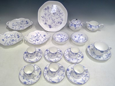 Lot 21 - A 1990s, Wedgwood " Blue Plum " part Service....