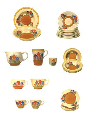 Lot 610 - Clarice Cliff Crocus pattern.