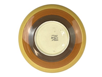 Lot 631 - A Clarice Cliff Secrets pattern Hiawatha shape bowl.