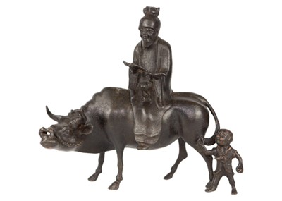 Lot 248 - A Chinese bronze incense burner, late 19th century.