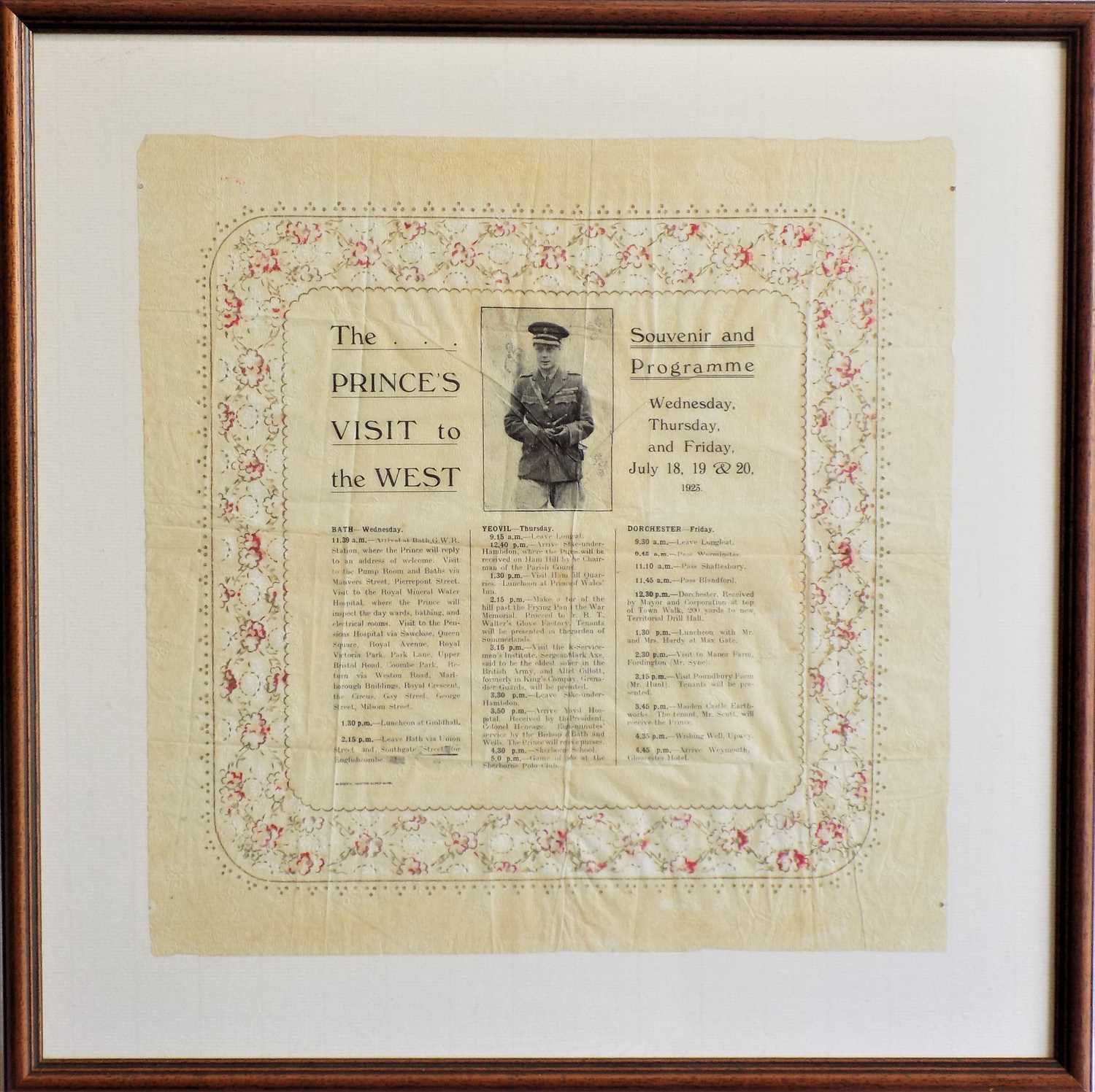 Lot 226 - A Souvenir and Programme of Prince Edward,...