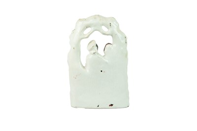 Lot 735 - A Victorian Staffordshire horse and foal spill vase.