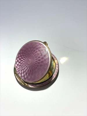 Lot 2409 - An Austrian silver gilt small compact with...