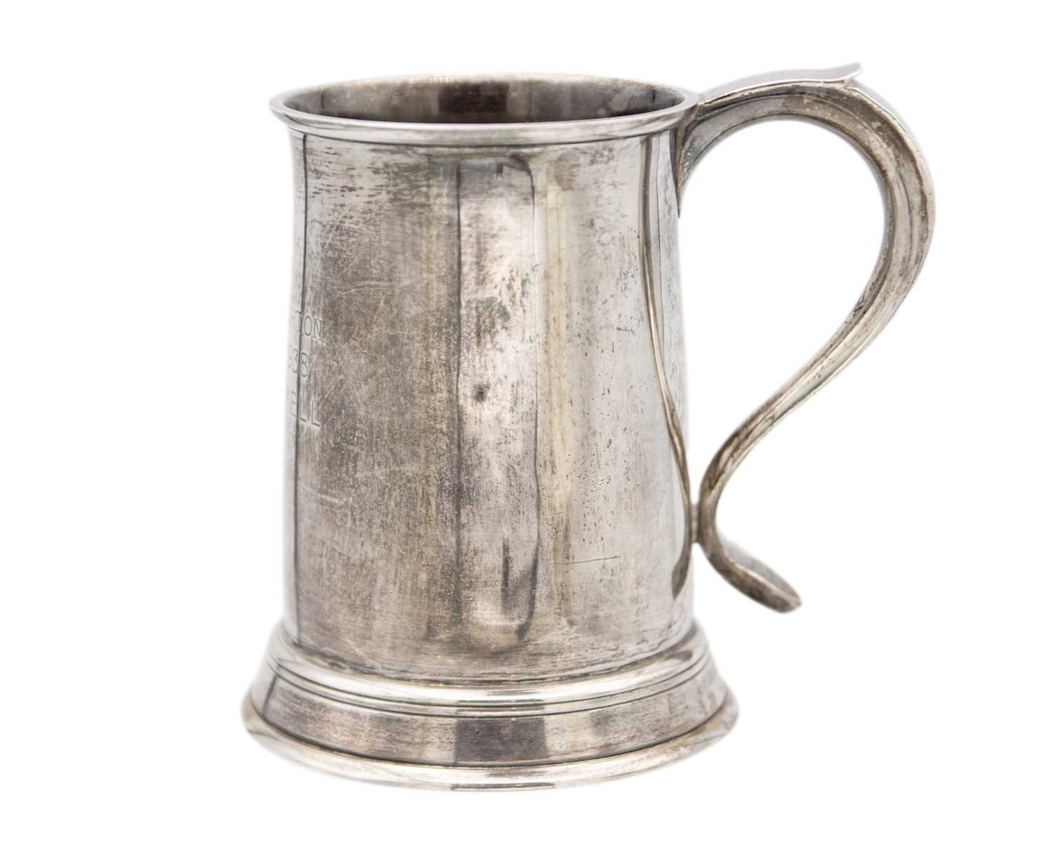 Lot 32 - A George VI silver mug by Blackmore & Fletcher Ltd
