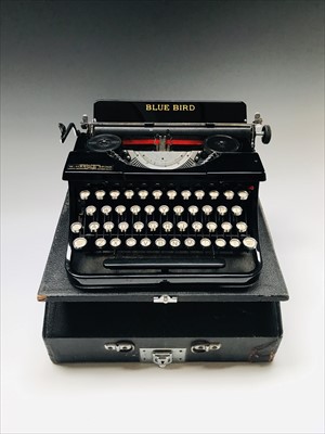 Lot 158 - A W. Harold Spink 'Blue Bird' typewriter,...