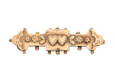 Lot 58 - A selection of four 9ct brooches.