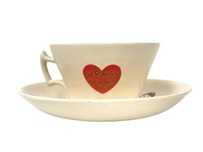Lot 674 - An Art Deco The Romany Fortune Telling Tea Cup and Saucer