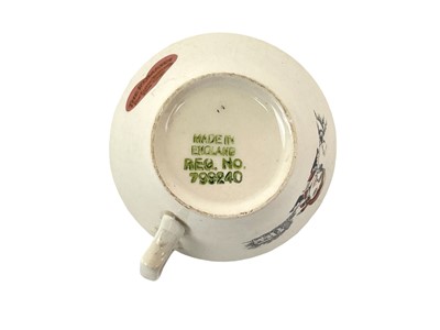 Lot 674 - An Art Deco The Romany Fortune Telling Tea Cup and Saucer