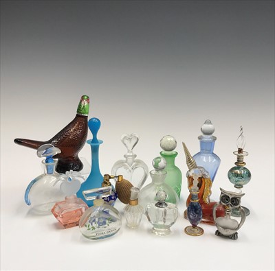 Lot 1010 - Two vintage Avon perfume bottles modelled as a...