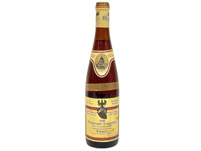 Lot 255 - A bottle of Weingartener Trappenberg Kabinett