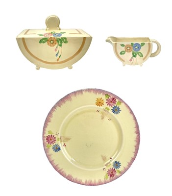 Lot 691 - A Honey Dew pattern tureen and cover.