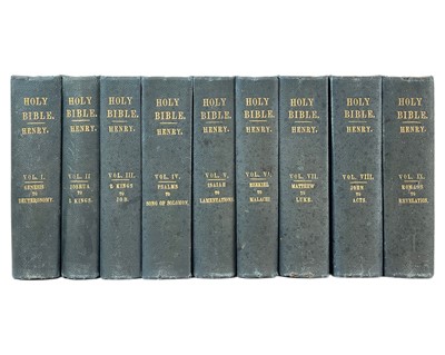 Lot 252 - (The Bible) Matthew Henry