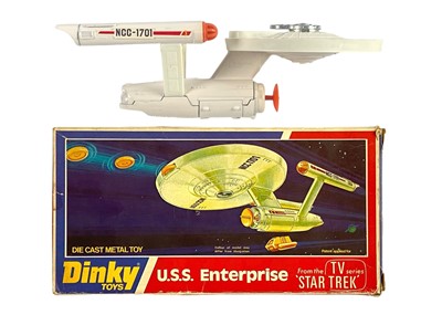 Lot 328 - A boxed Dinky 358 Star Trek Enterprise diecast model.