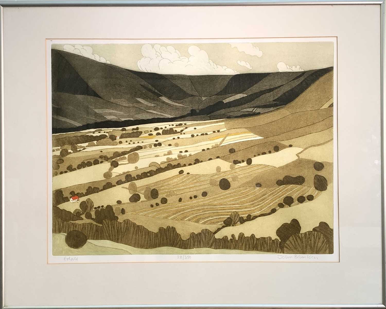 Lot 825 - John BRUNSDON (1933-2014)Edale PrintSigned...