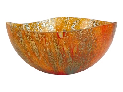 Lot 325 - A Kosta Boda glass bowl.