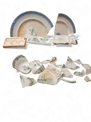 Lot 529 - City of Dublin Steam Packet Co ship the Thames wrecked off the Isles of Scilly, 1841