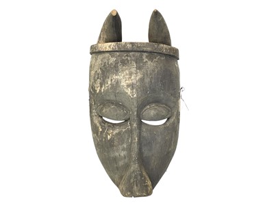 Lot 107 - An African probably Bambara antelope mask.