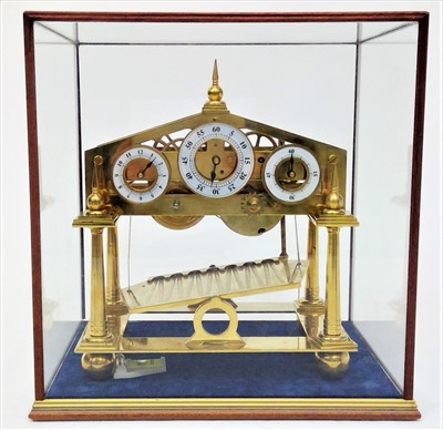 Lot 3301 - A Congreave type rolling ball clock, height...