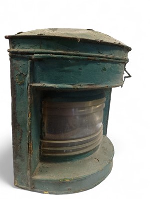 Lot 834 - A ship's starboard navigation light