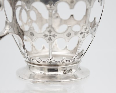 Lot 34 - A 19th-century Russian silver cup holder.