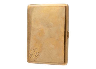 Lot 44 - A 9ct hallmarked gold cigarette case.