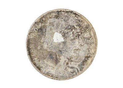 Lot 60 - A Silver Dutch 2.5 Guilder, unknow mint, 1850