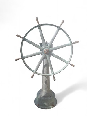 Lot 498 - A Donkin & Co of Newcastle-On-Tyne 20th Century Ship's Helm Wheel