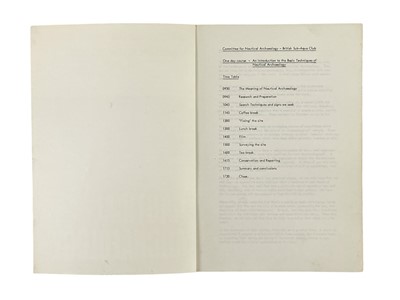 Lot 116 - Marine Archaeology