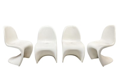 Lot 344 - Verner Panton (1926-1998) for Vitra A Set of four 'Panton' chairs.