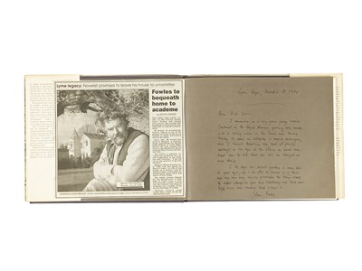 Lot 149 - (Signed and Inscribed) John Fowles