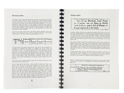 Lot 143 - (Slavery and The Isles of Scilly) Nigel Pocock MPhil