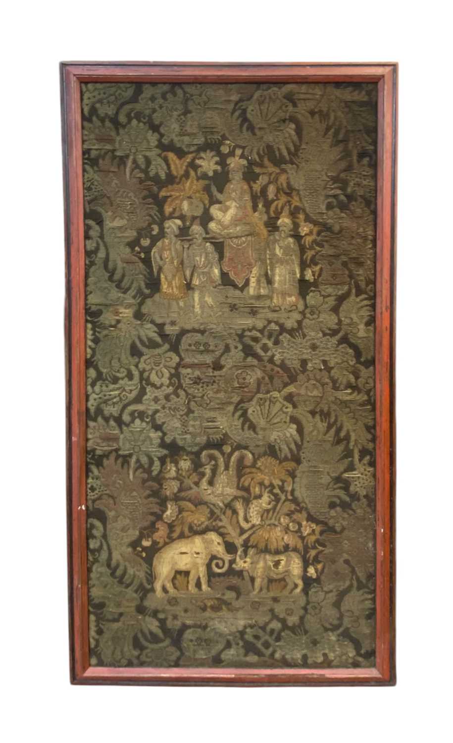 Lot 273 - A French tapestry, 19th century, of Persian design.