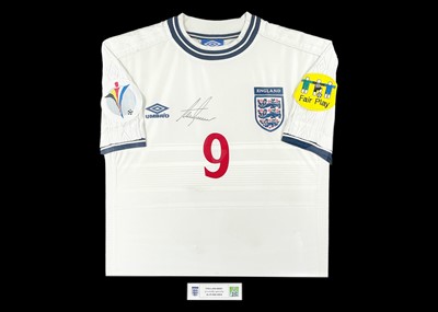 Lot 252 - Alan Shearer signed England shirt.