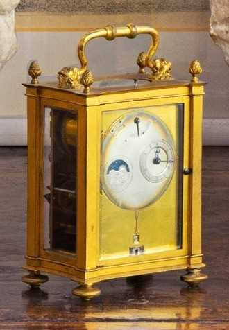 Lot Antoine Blondeau, A Grande Sonnerie striking carriage clock.