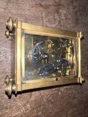 Lot 1123 - Antoine Blondeau, A carriage clock.