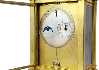 Lot 1123 - Antoine Blondeau, A carriage clock.