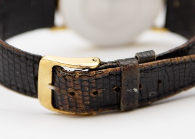 Lot 77 - LONGINES - A gold-plated gentleman's manual wind dress watch.