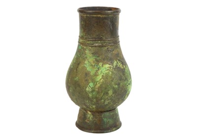 Lot 1117 - A Chinese bronze Hu vase.