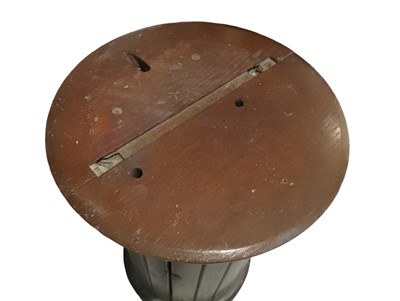 Lot 945 - A ship's wooden binnacle stand