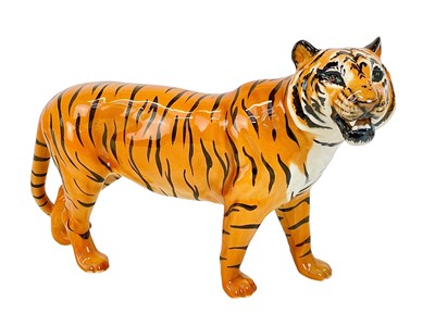 Lot 429 - A Beswick figure of a tiger.