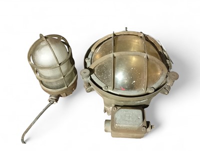 Lot 961 - Two ship lights