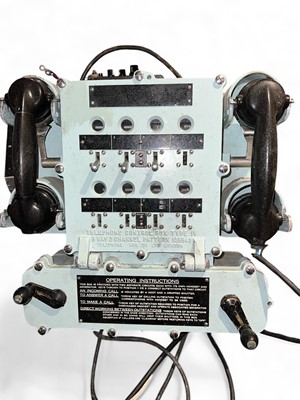 Lot 1025 - Warship Telephone control box