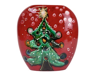 Lot 323 - An Anita Harris Art Pottery Christams purse vase.