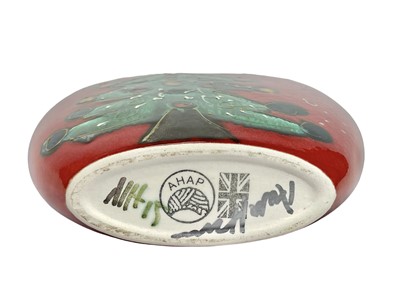 Lot 323 - An Anita Harris Art Pottery Christams purse vase.