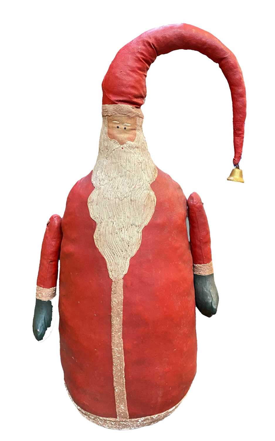 Lot 64 - A large primitive Santa door stop.