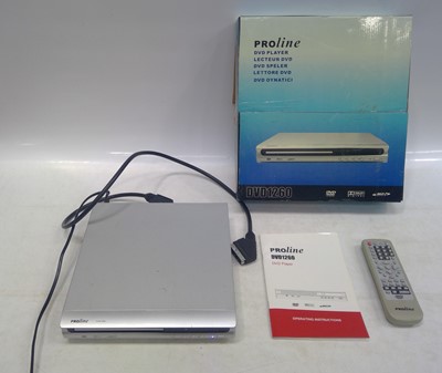 Lot 52 - A Proline, DVD Player. The unit turns on and...