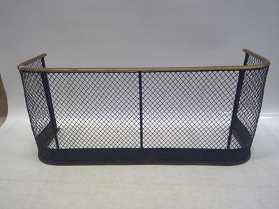 Lot 94 - A Brass and Metal Fireguard. The Guard...