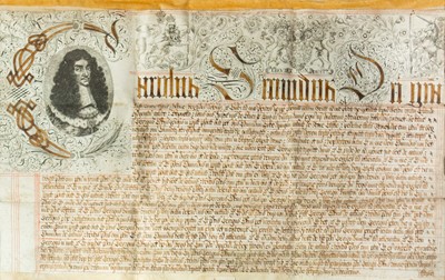 Lot 628 - A 17th century Indenture