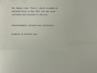 Lot 160 - Shipwreck Photographs