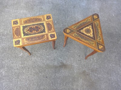 Lot 18 - Two Sorrento Style, Music Tables. The...